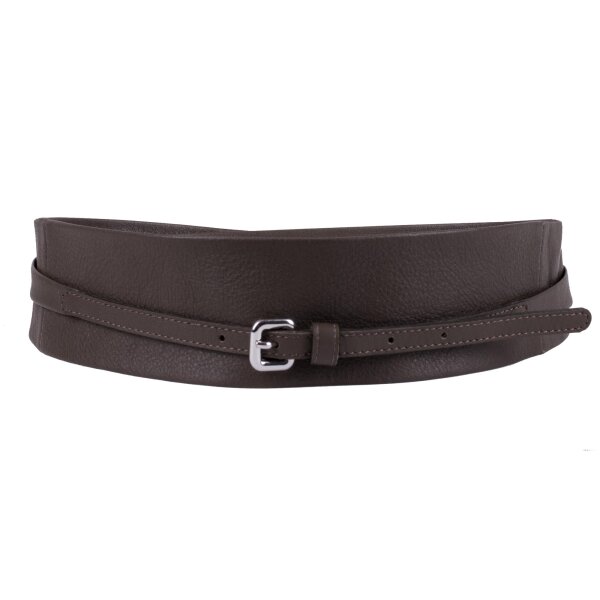 Ledergürtel A201-028 olive 75cm