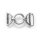 Schließe 1862 119 silber satiniert