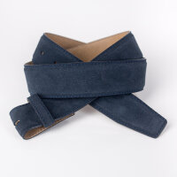 Ledergürtel A590-062 navy 90cm