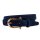 Ledergürtel A591-062 navy 80cm