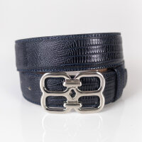 Ledergürtel A137-006 navy 95cm