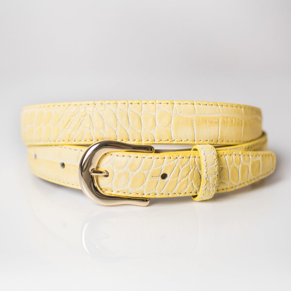 Ledergürtel A031-031 giallo 85cm