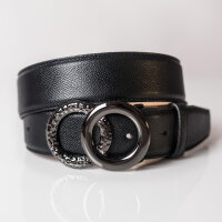 Ledergürtel A592-001 nero 95cm