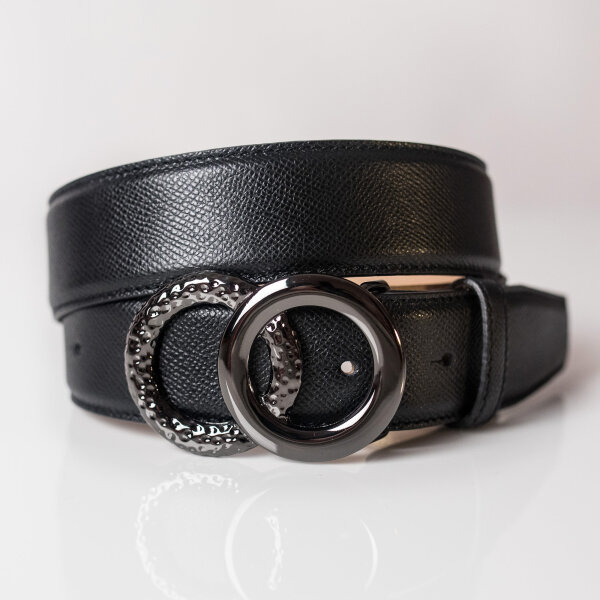 Ledergürtel A592-001 nero 100cm