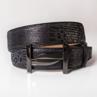 Ledergürtel A290-001 nero 95cm