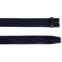 Ledergürtel A022-062 navy 105cm