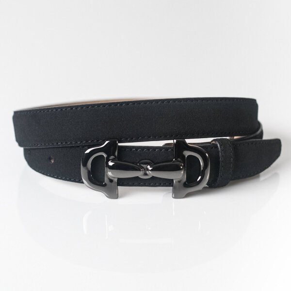 Ledergürtel A591-001 nero 90cm