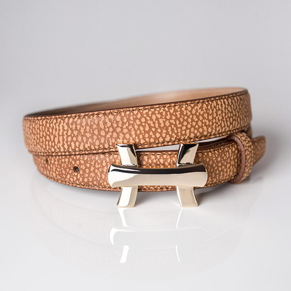Ledergürtel A216-004 cognac 80cm