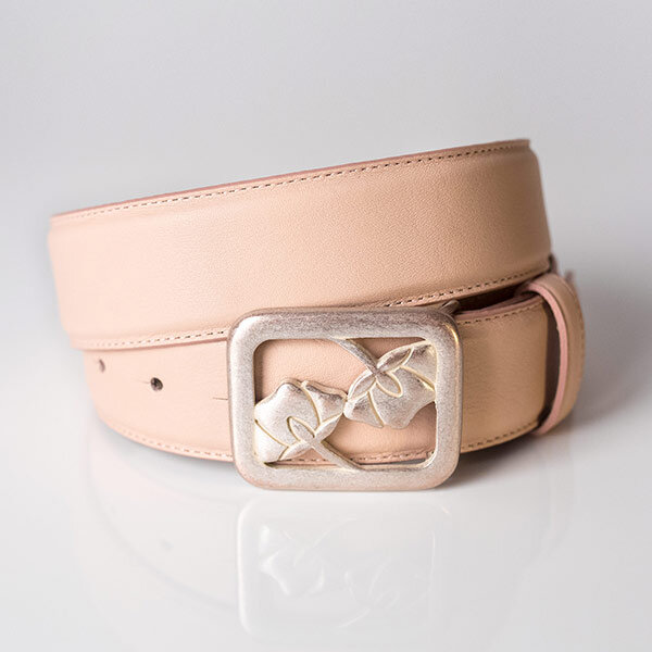 Ledergürtel A231-008 nude 95cm