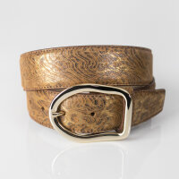 Ledergürtel A284-012 beige 85cm