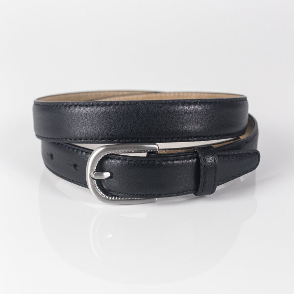 Ledergürtel A312-001 nero 100cm