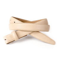 Ledergürtel A312-012 beige 80cm
