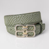 Ledergürtel A307-028 khaki 95cm