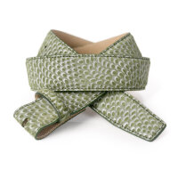 Ledergürtel A307-028 khaki 95cm