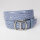 Ledergürtel A309-042 azzurro 75cm