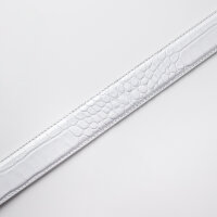 Ledergürtel A309-011 bianco 75cm