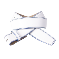 Ledergürtel A224-006 blu 85cm