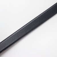 Ledergürtel A313-001 nero 80cm