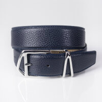 Ledergürtel A313-062 navy 90cm