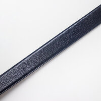 Ledergürtel A313-062 navy 90cm