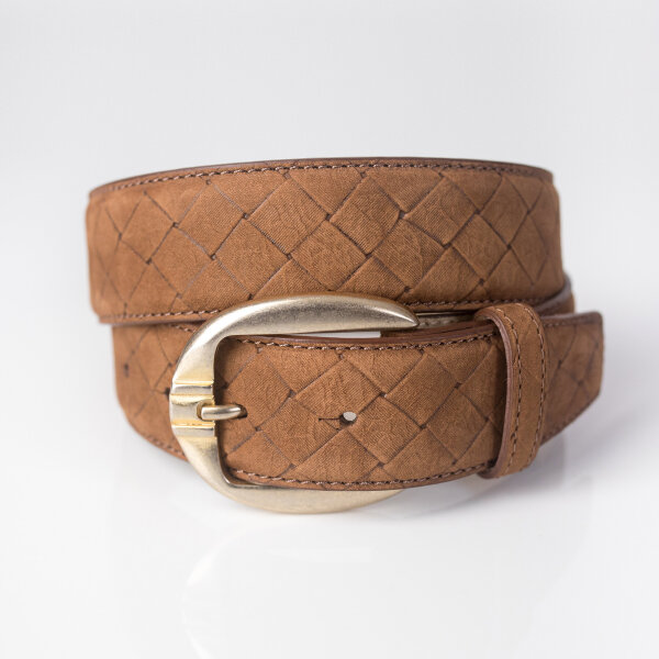 Ledergürtel A317-004 cognac 80cm