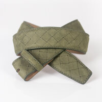 Ledergürtel A317-028 khaki
