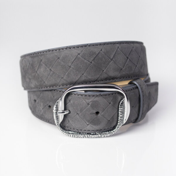 Ledergürtel A317-056 asfalto 100cm