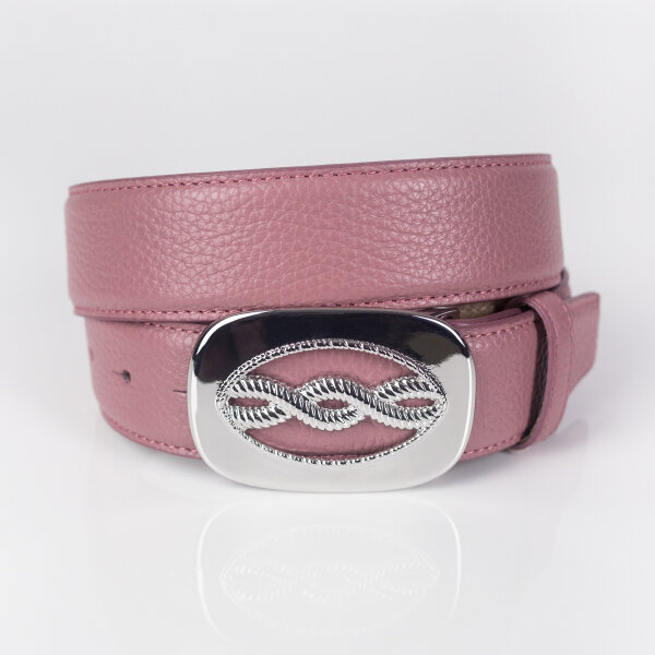 Ledergürtel A313-059 alt rosa 80cm