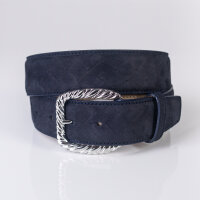 Ledergürtel A317-062 navy 95cm