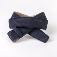 Ledergürtel A317-062 navy 95cm