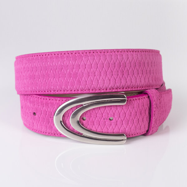 Ledergürtel A325-019 fuxia 95cm