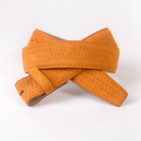 Ledergürtel A325-041 arancio 85cm