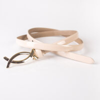 Ledergürtel A324-012 beige 95cm