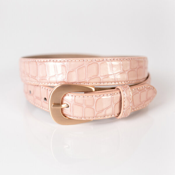 Ledergürtel A323-008 nude 90cm