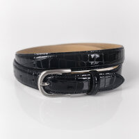 Ledergürtel A323-001 nero 100cm