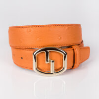 Ledergürtel A328-041 arancio 85cm