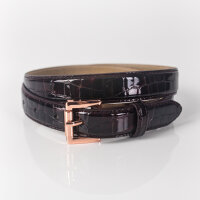 Ledergürtel A323-115 bordeaux 90cm