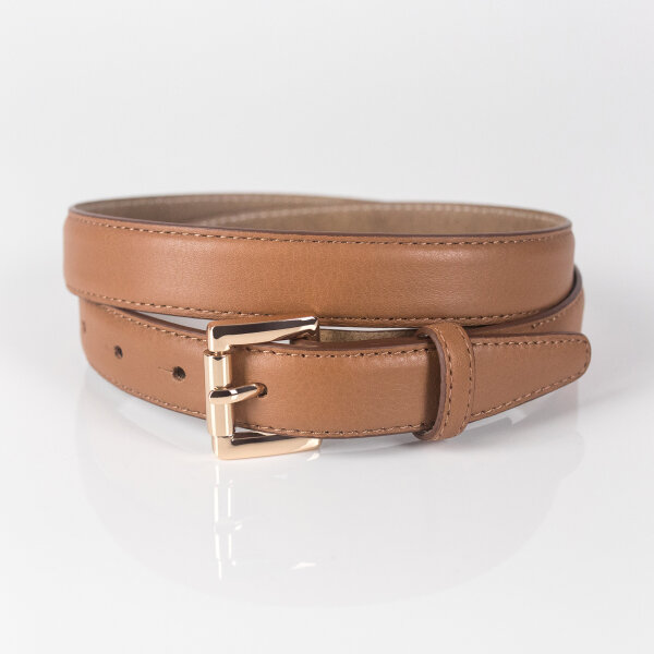 Ledergürtel A312-004-cognac 75cm