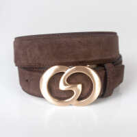 Ledergürtel A326-002 tmoro 95cm